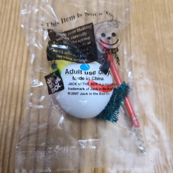 Jack In The Box Christmas Antenna Topper (NEW) - Picture 1 of 2